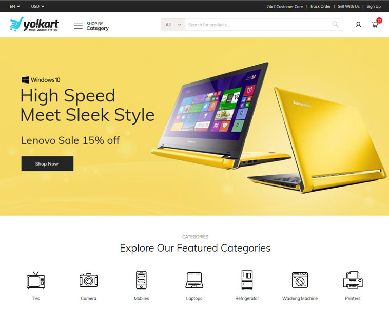 Electronics multi-vendor marketplace