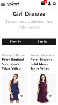 Fashion marketplace mobile design