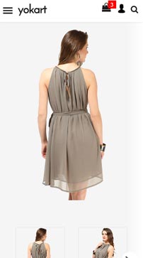 Fashion website mobile app