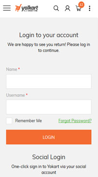 Funiture website mobile app design