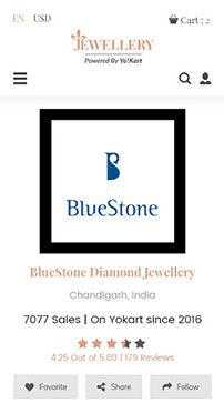 Jewelry marketplace apps design
