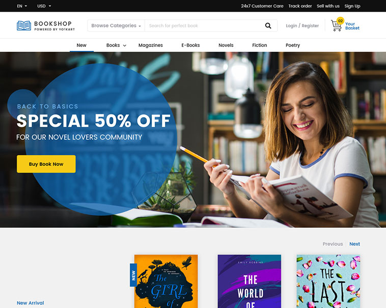 Digital products multi-vendor marketplace