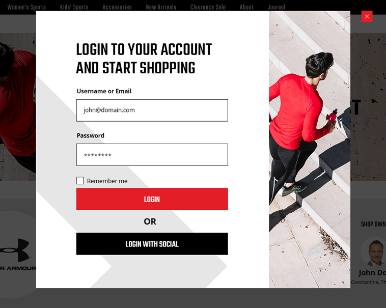 Sports marketplace custom design