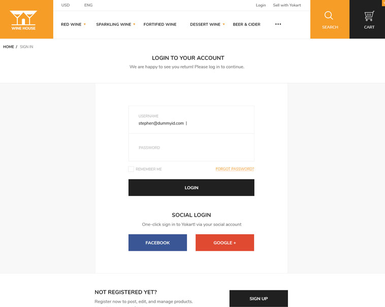 Liquor multi-vendor website Design